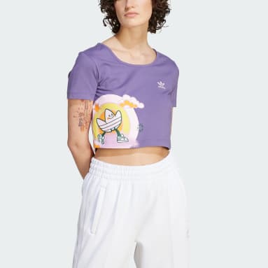 SHORT TEE Púrpura Mujer Originals
