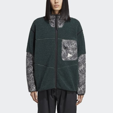 Veste en molleton Terrex x and wander vert Hommes TERREX