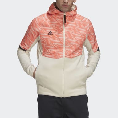 Veste à capuche Designed for Gameday Full-Zip Beige Hommes Sportswear
