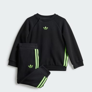 Conjunto sudadera cuello redondo y pantalón (Bebé)