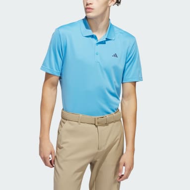 Men Golf Blue Adi Performance Polo Shirt