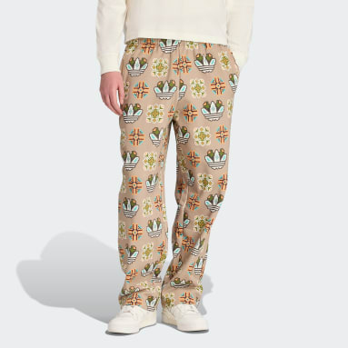 Tile Allover Print Loose Sweat Pants