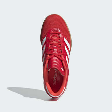 Red adidas clearance trainers mens