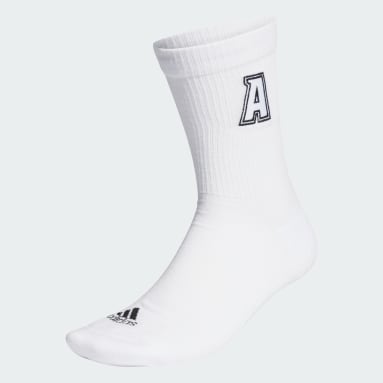 Medias Bordadas Blanco Training