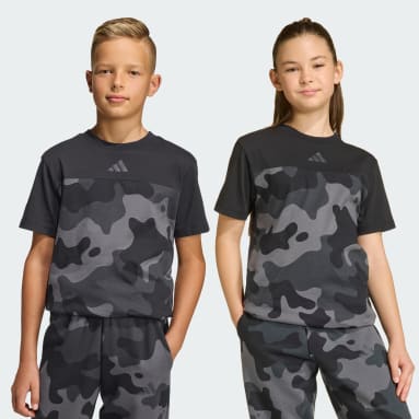 Playera Seasonal Essentials de Algodón con Estampado de Camuflaje para Niños