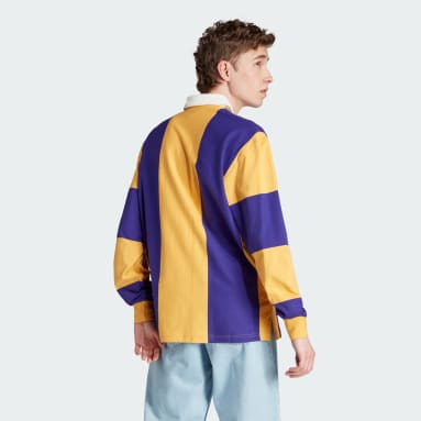 남성 originals Yellow HACK 럭비 긴팔 티