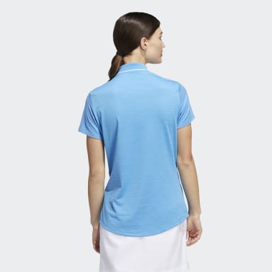 Women Golf Blue Novelty Polo Shirt