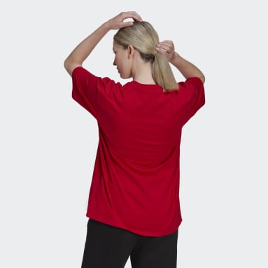 Women Originals Red Arsenal Essentials Trefoil T-Shirt