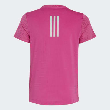 AEROREADY 3-Stripes Allover Print T-skjorte Rosa