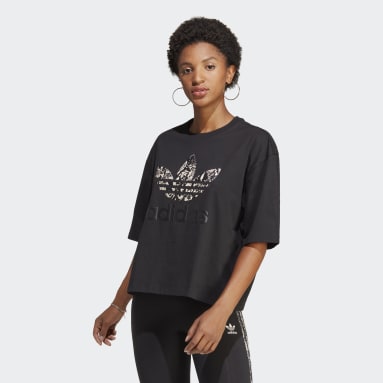 Camiseta Estampada Negro Mujer Originals