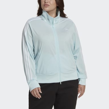 Women Originals Blue Adicolor Classics Firebird Primeblue Track Jacket (Plus Size)