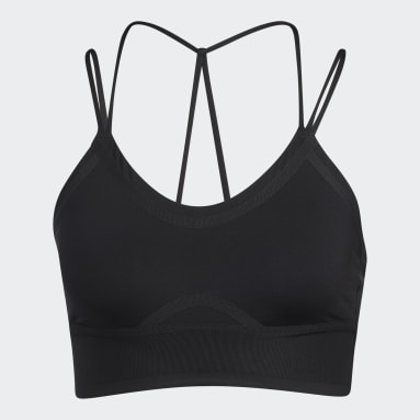 Top Deportivo Soporte Medio Negro Mujer Training