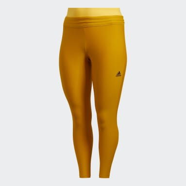 Women Trail Running Gold COLD.RDY Alphaskin Long Tights