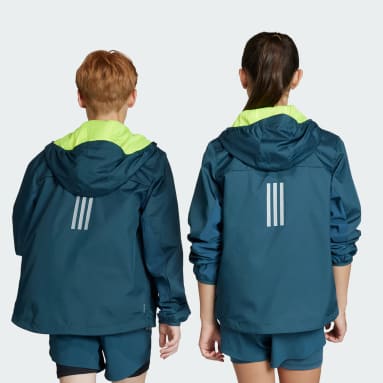 Deti Beh tyrkysová Bunda WIND.RDY Windbreaker Kids