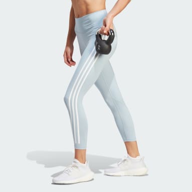 adidas Sportswear 3 STRIPES LEGGINGS - Tights - legend ink/white/dunkelblau  