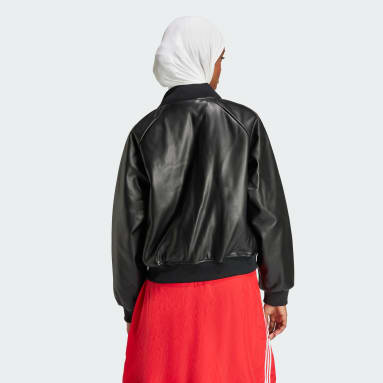 Adidas padded bomber jacket top