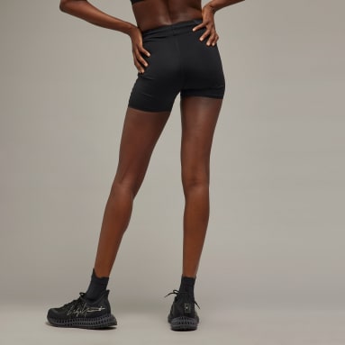 Women Y-3 Black Y-3 Running Tight Shorts