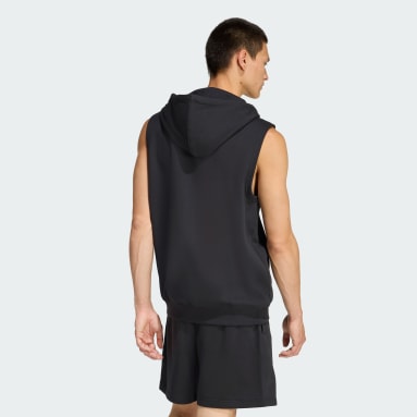 TREFOIL ESSENTIALS ÄRMLÖS HOODIE