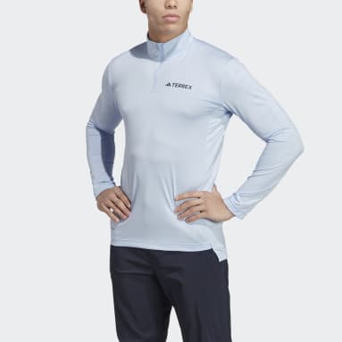 Terrex Multi Half-Zip Long Sleeve T-skjorte Blå