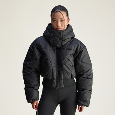 adidas by Stella McCartney Cropped Padded Winter Jacket