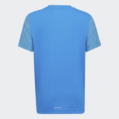 T-shirt AEROREADY Heather Blu Ragazzo Fitness & Training