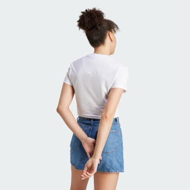 Women's Sportswear White Lounge Crop Tee