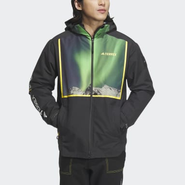 Männer TERREX National Geographic RAIN.RDY 3-in-1 Jacke Schwarz