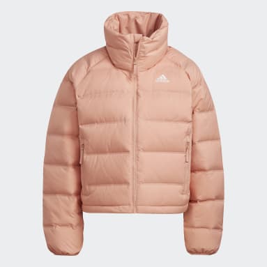Helionic Relaxed Fit Down Jacket Różowy