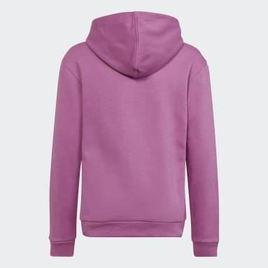 Mädchen Sportswear Essentials Brand Love Print Warm Hoodie Lila
