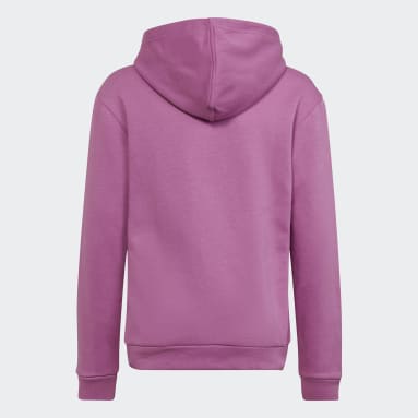 Sweat-shirt à capuche chaud imprimé Essentials Brand Love Violet Filles Sportswear