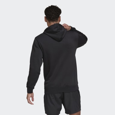 Men Football Black Manchester United DNA Graphic Hoodie