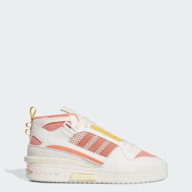 Basketball White Forum Mod Mid Shoes