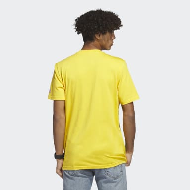 Men Sportswear Gold Linear Beach-Bit Short Sleeve Graphic Tee