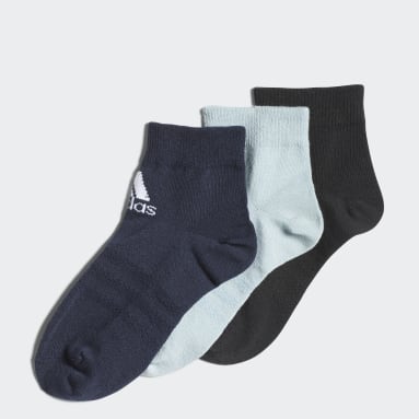 Kids Training Grey Ankle Socks 3 Pairs