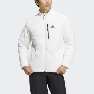 남성 Golf White 윈드레디 긴팔 패디드 탑