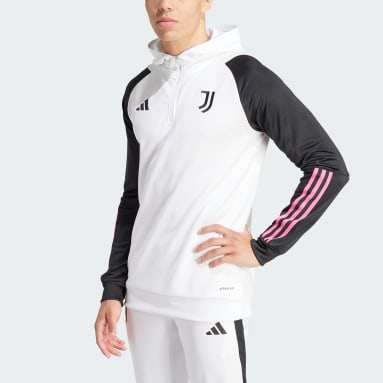 Sweat-shirt à capuche Juventus Tiro 23 Blanc Hommes Football