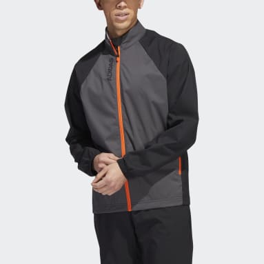 Men Golf Black Provisional Full-Zip Jacket