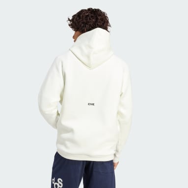 Men's Sportswear White Z.N.E. Premium Full-Zip Hooded Track Jacket