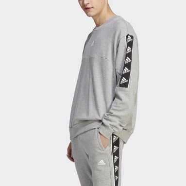 Men Sportswear Grey Brand Love Sweatshirt