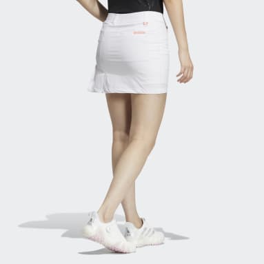Women Golf White Lightweight Pleats Skirt