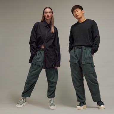 Y-3 Green Y-3 Wool Flannel Cargo Pants