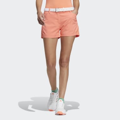 Women Golf Orange 히트레디 3 인치 쇼츠