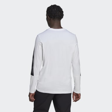 Men Sportswear White Essentials Camo Print Long Sleeve Tee
