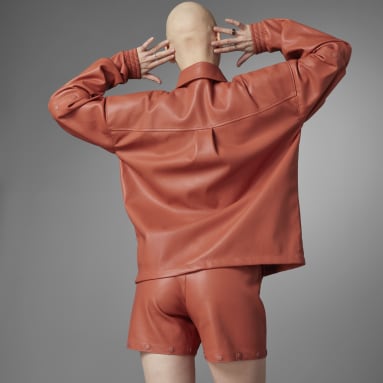 Always Original Faux Leather Treningsjakke Brun