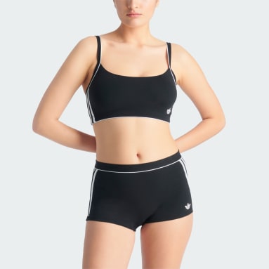 ADICOLOR COMFORT FLEX COTTON SCOOPED BRALETTE UNDERWEAR