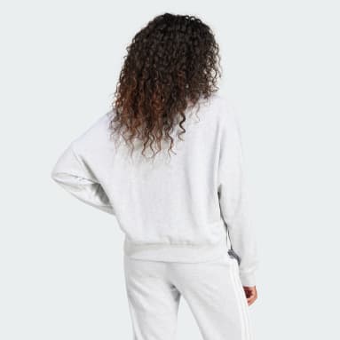 Sudadera Essentials 3 Franjas Tela French Terry