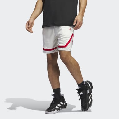 남성 Basketball White 프로 블록 쇼츠