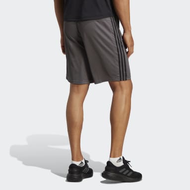 Short d'entraînement Train Essentials Piqué 3-Stripes gris Hommes Entraînement