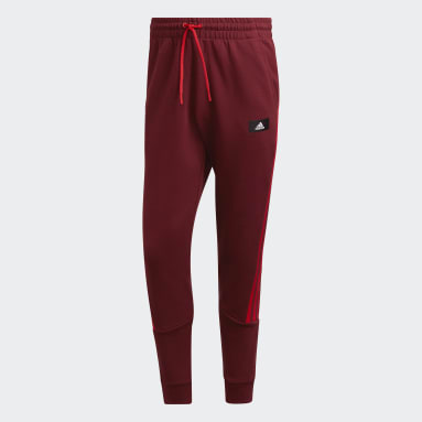 Pantalón adidas Sportswear Future Icons 3 bandas Burgundy Hombre Sportswear