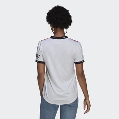 Frauen Fußball Manchester United 22/23 Auswärtstrikot Weiß